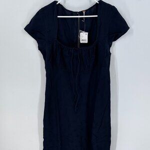 Free People Navy Midi Dress